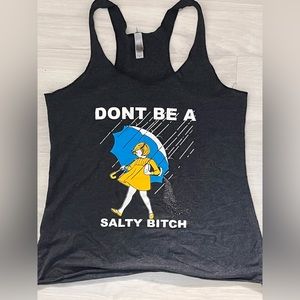 Don’t be a salty b* racerback tank
